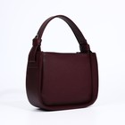 Сумка-тоут TEXTURA на молнии, маленький размер, цвет бордовый - Фото 5