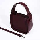 Сумка-тоут TEXTURA на молнии, маленький размер, цвет бордовый - Фото 4