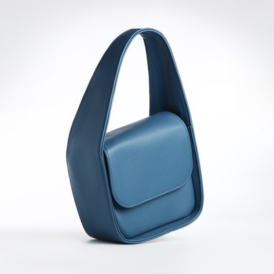 Сумка женская TEXTURA, мессенджер, средний размер, цвет синий