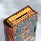 Книга-шкатулка "Сова",  19,5х13х4,5 см - Фото 4