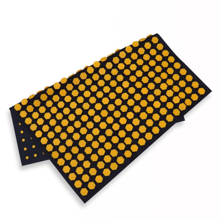 Ипликатор-коврик, основа спанбонд, 360 модулей, 56 × 62 см, цвет тёмно-синий/жёлтый - фото 1907469878