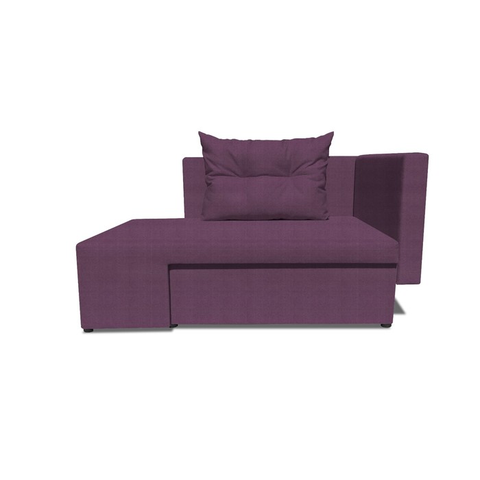 Детский диван «Лежебока», еврокнижка, велюр shaggy, цвет plum - фото 1906023003
