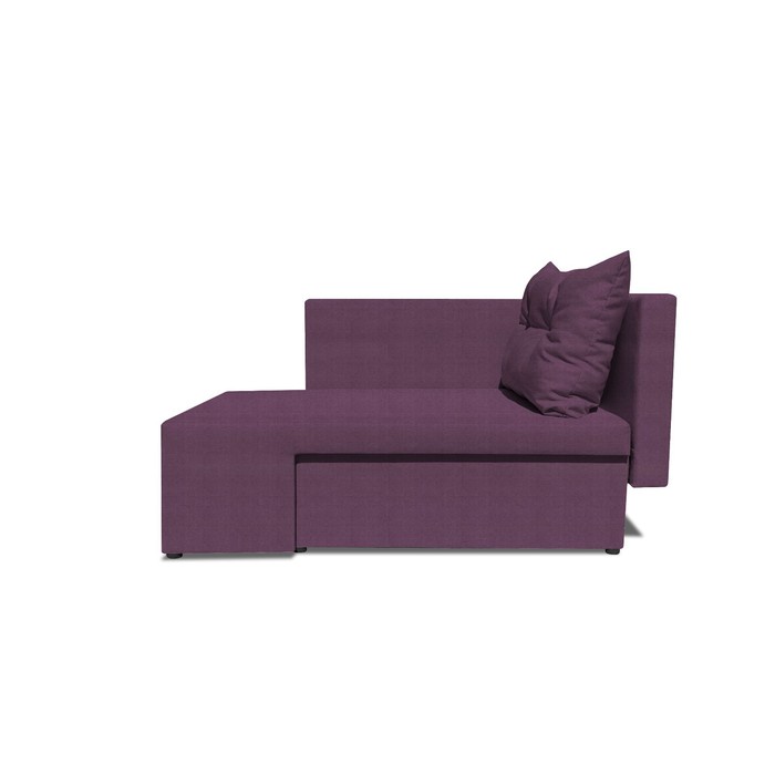 Детский диван «Лежебока», еврокнижка, велюр shaggy, цвет plum - фото 1906023008