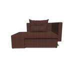 Детский диван «Лежебока», еврокнижка, велюр shaggy, цвет chocolate - фото 301709513