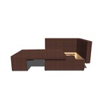 Детский диван «Лежебока», еврокнижка, велюр shaggy, цвет chocolate - Фото 2