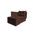 Детский диван «Лежебока», еврокнижка, велюр shaggy, цвет chocolate - Фото 4