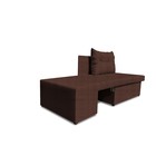Детский диван «Лежебока», еврокнижка, велюр shaggy, цвет chocolate - Фото 5