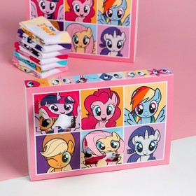 Подарочный набор носков адвент, 6 пар My little Pony, HASBRO, 16-18 см 9001858