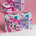 Подарочный набор носков адвент, 6 пар "Искорка и Пинки Пай", My little Pony, 14-16 см - фото 9817395