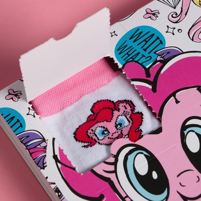 Подарочный набор носков адвент, 6 пар «Искорка и Пинки Пай», My little Pony, 18-20 см