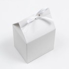Бонбоньерка, белая, 8 х 10 х 16 см (комплект 10 шт) - фото 46181533