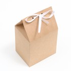 Бонбоньерка, крафтовая, 8?10?16 см (комплект 10 шт) - фото 24119203