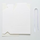 Бонбоньерка, белая, 15 х 10 х 18 см (комплект 10 шт) - фото 21651570