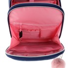 Рюкзак школьный deVENTE Fluffy Sheep, 38 х 28 х 16 см, эргономичная спинка, синий, розовый - Фото 4