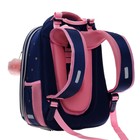 Рюкзак школьный deVENTE Fluffy Sheep, 38 х 28 х 16 см, эргономичная спинка, синий, розовый - Фото 5