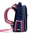 Рюкзак школьный deVENTE Fluffy Sheep, 38 х 28 х 16 см, эргономичная спинка, синий, розовый - Фото 7