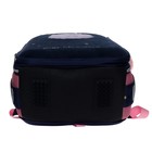 Рюкзак школьный deVENTE Fluffy Sheep, 38 х 28 х 16 см, эргономичная спинка, синий, розовый - Фото 9