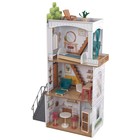 Домик кукольный деревянный KidKraft «Роуен», трёхэтажный, с мебелью - Фото 1