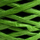 Пряжа 100% целлюлоза "Softino Raffia Color" ленточная, зелёная 200м ±2м 120 гр - Фото 3