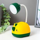 Настольная лампа "Дино" LED 3Вт USB желто-зеленый 7х9,5х19 см - Фото 1