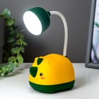 Настольная лампа "Дино" LED 3Вт USB желто-зеленый 7х9,5х19 см - Фото 2