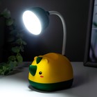 Настольная лампа "Дино" LED 3Вт USB желто-зеленый 7х9,5х19 см - Фото 3