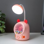 Настольная лампа "Ушки" LED 3Вт USB розовый 7х10х17 см RISALUX - Фото 4