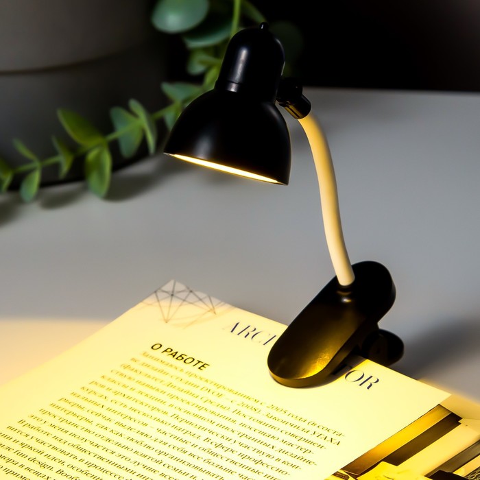 Лампа для чтения "Сантри" LED 2Вт от батареек AG3 МИКС 2,2х3х15 см RISALUX - фото 1907470159