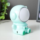 Ночник "Космонавт" LED 1.5Вт USB АКБ зеленый 9,5х8х10,5 см RISALUX 7697687 - фото 16271669