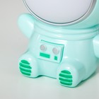 Ночник "Космонавт" LED 1.5Вт USB АКБ зеленый 9,5х8х10,5 см RISALUX 7697687 - фото 16271671