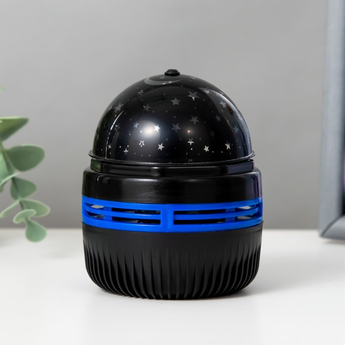 Ночник-проектор «Магический шар» LED USB черный 7.9×7.9×9.6 см