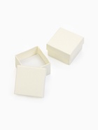 Коробочка подарочная под кольцо, серьги, серьги «Минимал», 5×5 см, (полезная часть 4.5×4.5 см,) белая - Фото 3