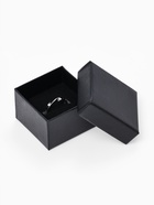 Коробочка подарочная под кольцо, серьги, серьги «Минимал», 5×5 см, (полезная часть 4.5×4.5 см), чёрная - Фото 2