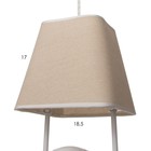 Светильник BayerLux "Палома" Е27 40Вт белый 18х18х35-85см 7871457