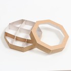 Менажница картонная с разделителями, набор 20 шт, 25 х 5 см - фото 24382663