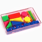 Касса цифр и счетных материалов «Учимся считать», 130 элемента, пластик, Маша и медведь, МИКС - Фото 4