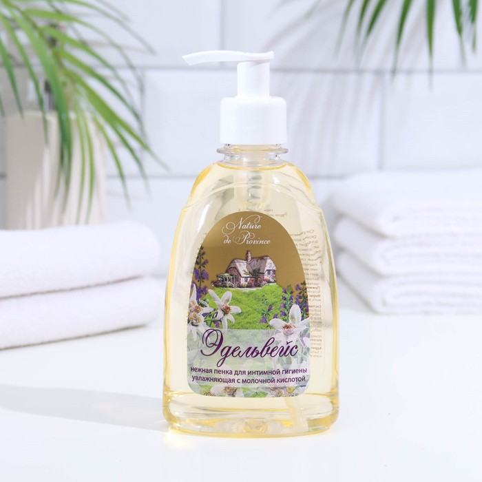 Нежная пенка для интимной гигиены Эдельвейс, 300 мл - Фото 1
