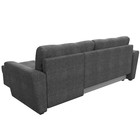 Угловой диван «Амстердам лайт», еврокнижка, правый угол, рогожка, цвет серый - Фото 6