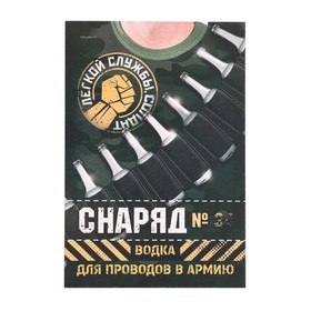 

Наклейка на бутылку "Для проводов в армию", 8*12 см