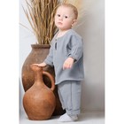 Комплект одежды «Самурай», рост 80, цвет серо-голубой - фото 301709533