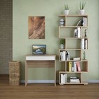 Стол письменный «Нордик», 1 ящик, 750×350×750 мм, цвет дуб сонома/белый - Фото 4