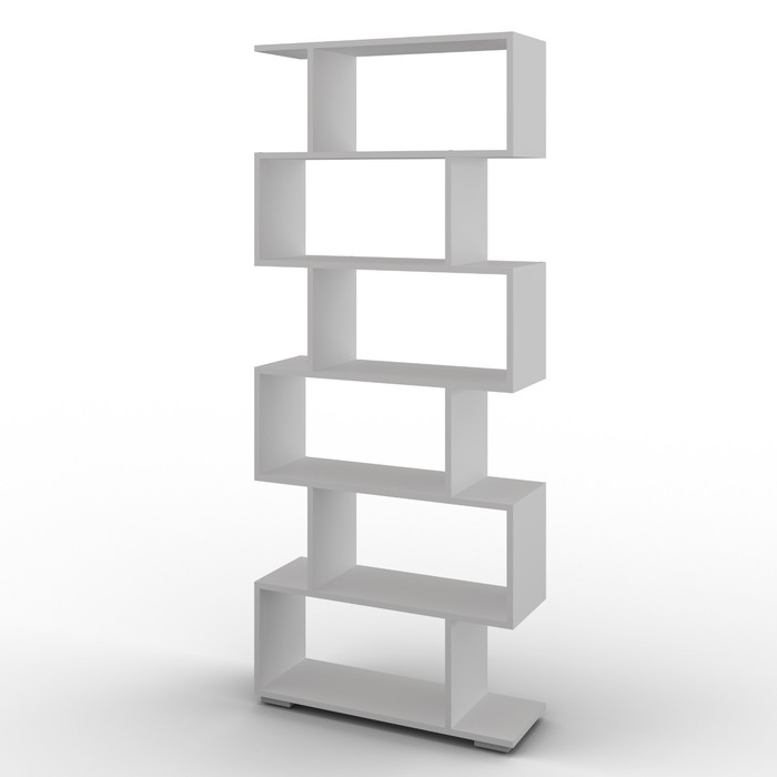 Стеллаж «Найс», 730×250×1750 мм, цвет белый - Фото 1