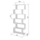 Стеллаж «Найс», 730×250×1750 мм, цвет белый - Фото 2