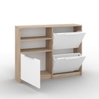 Обувница Нордик 2, Дуб сонома/Белый - фото 21652314