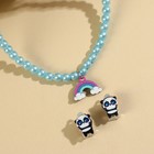 Набор бижутерии «Добавь яркости» бусы и серьги-клипсы - Фото 1