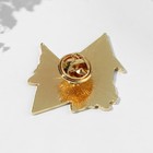 Значок "Нежность" оригами, цветной в золоте - Фото 2