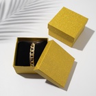 Коробочка подарочная под браслет/часы «Блеск», 9×9, цвет золото - Фото 2