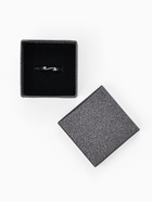 Коробочка подарочная под серьги, кольцо «Блеск», 5×5 см, (полезная часть 4.5×4.5 см), чёрная - Фото 5