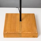 Лампа настольная "Хью-2" коричневый/черный 20х20х55см RISALUX - фото 42623880