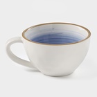 Чашка Доляна «Космос», 250 мл, фарфор, синяя - Фото 4